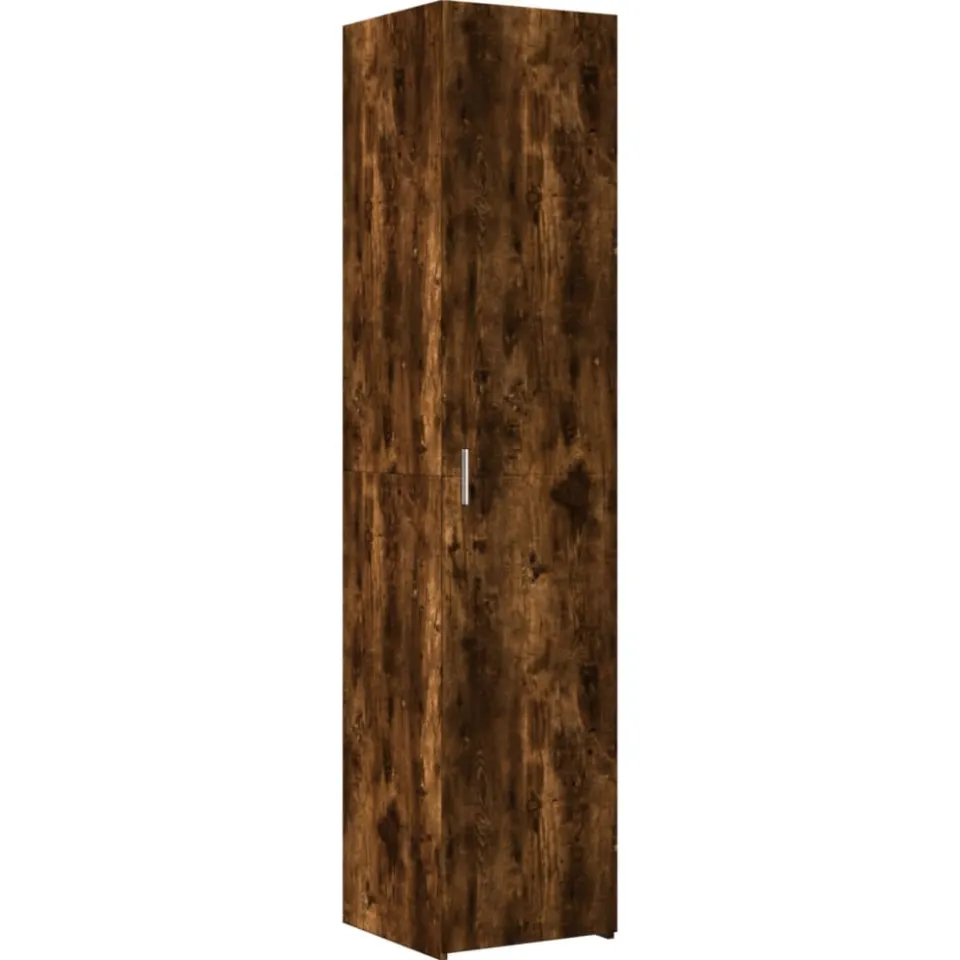 vidaXL Hoge kast 40x42,5x185 cm bewerkt hout gerookt eikenkleurig, foto 3