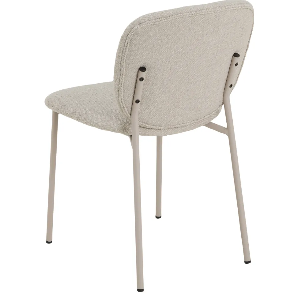 NOUS Living eetkamerstoel Daan beige, foto 4