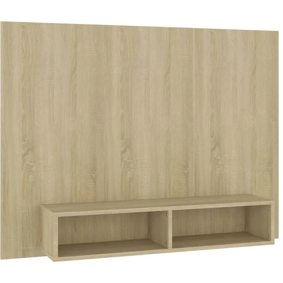 vidaXL Tv-wandmeubel 120x23,5x90 cm bewerkt hout sonoma eikenkleurig, foto 3