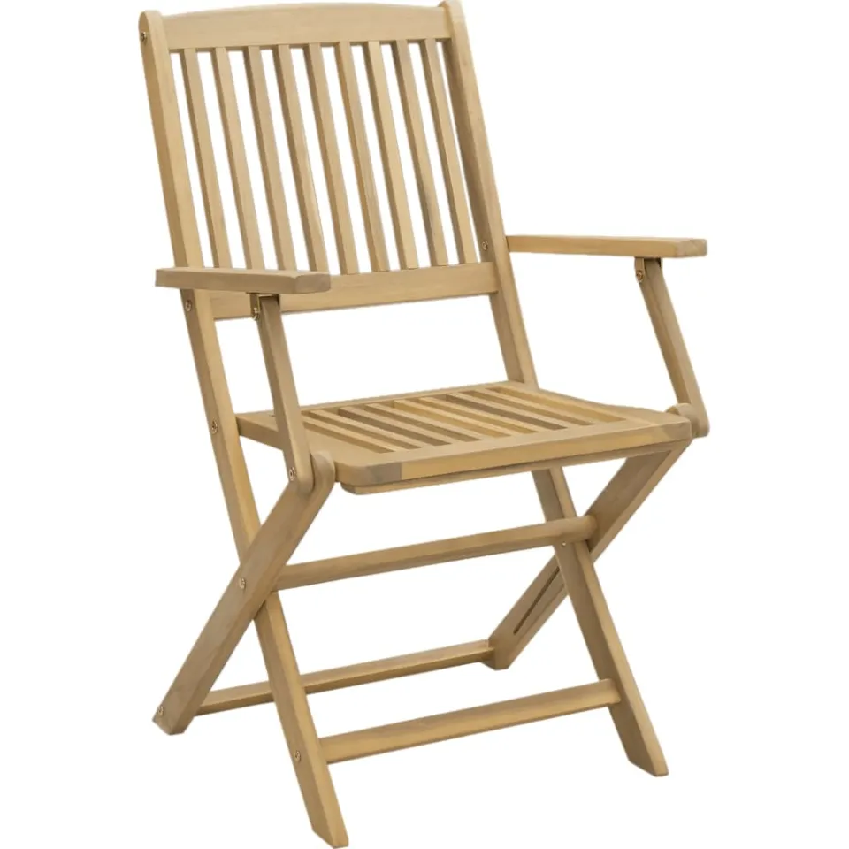 vidaXL 7-delige Tuinset massief acaciahout bruin, foto 3