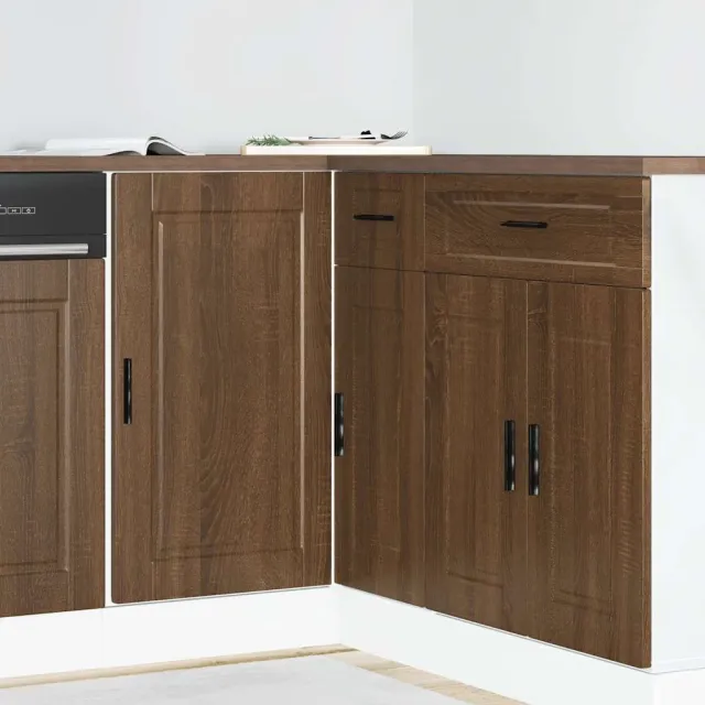 vidaXL Onderkast Porto bewerkt hout bruin eikenkleur