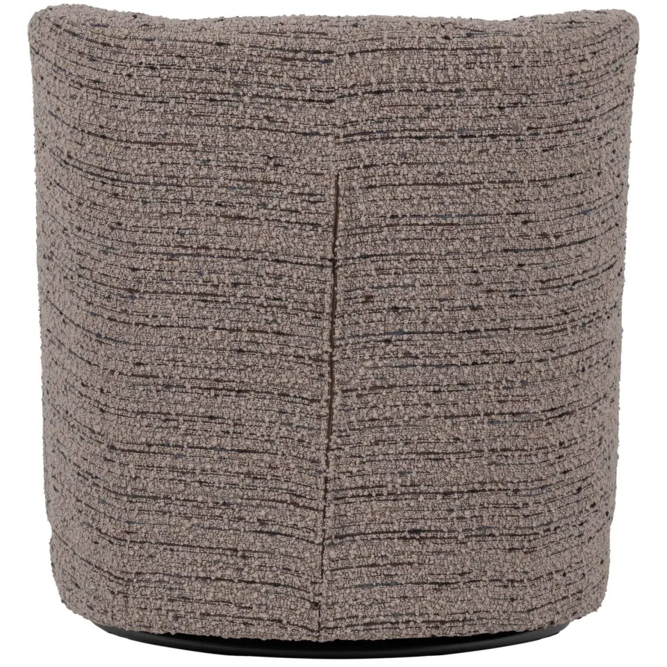 WOOOD Atty Draaifauteuil - Grove Melange - Grijs - 75x74x65, foto 5