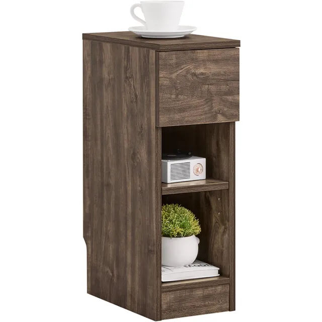 SoBuy Nachtkastje, voor woonkamer, slaapkamer FBT111-SN Bruin