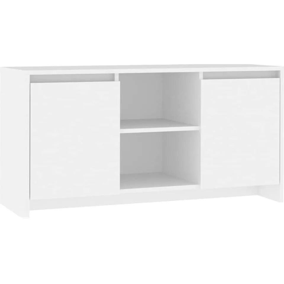 vidaXL Tv-meubel 102x37,5x52,5 cm bewerkt hout wit