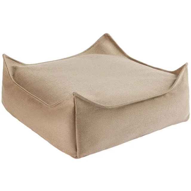 Wigiwama Outdoor Square Ottoman / Poef - 60x60x20cm - Dune Beige