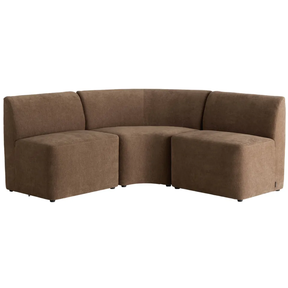NOUS Living Rhea eetkamerbank bruin