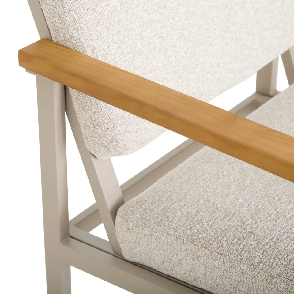 Studio LIVIT all weather tuinstoel Jacky beige, foto 8