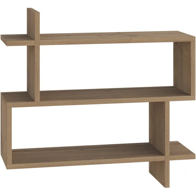 Hocus Picus Zwevende Wandplank 3 Planken - Donker Eiken - 70 cm