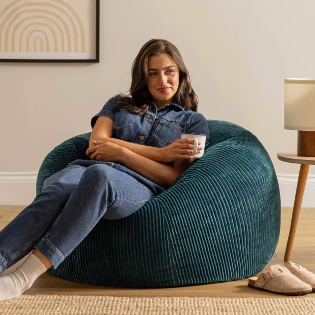 Icon Zitzak Fauteuil Kingston blauwgroen, foto 2