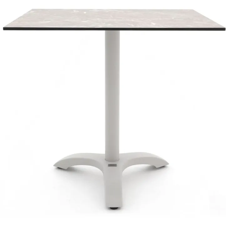 Bellagio tuinmeubelen Bellagio Lisio tuintafel 80x80x73cm wit, foto 3