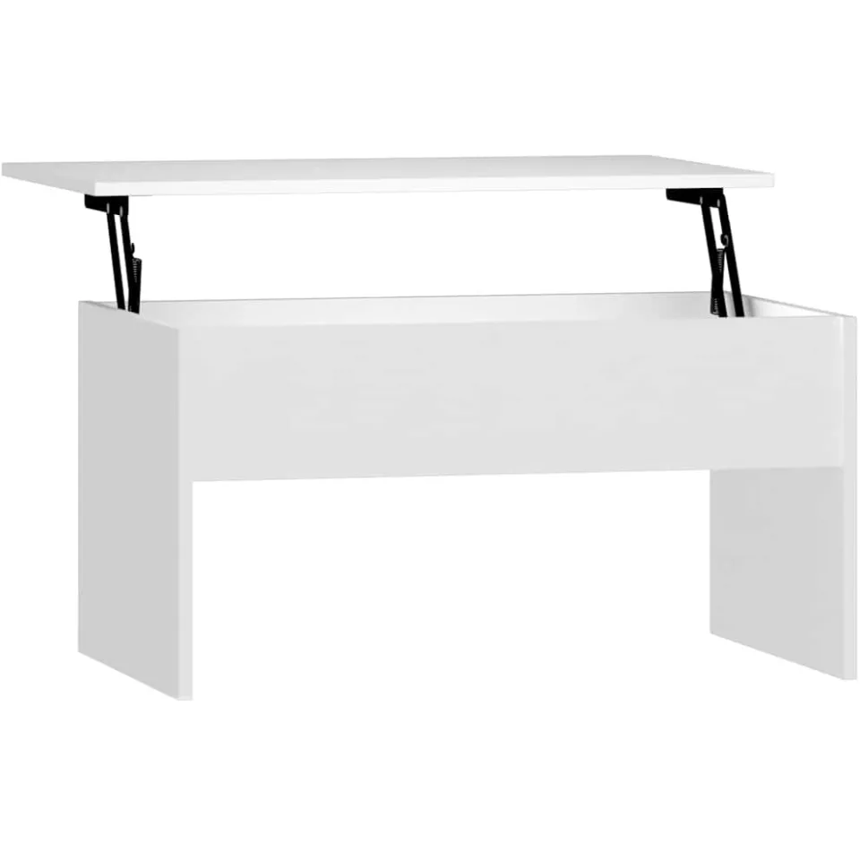 vidaXL Salontafel 80x50,5x41,5 cm bewerkt hout wit