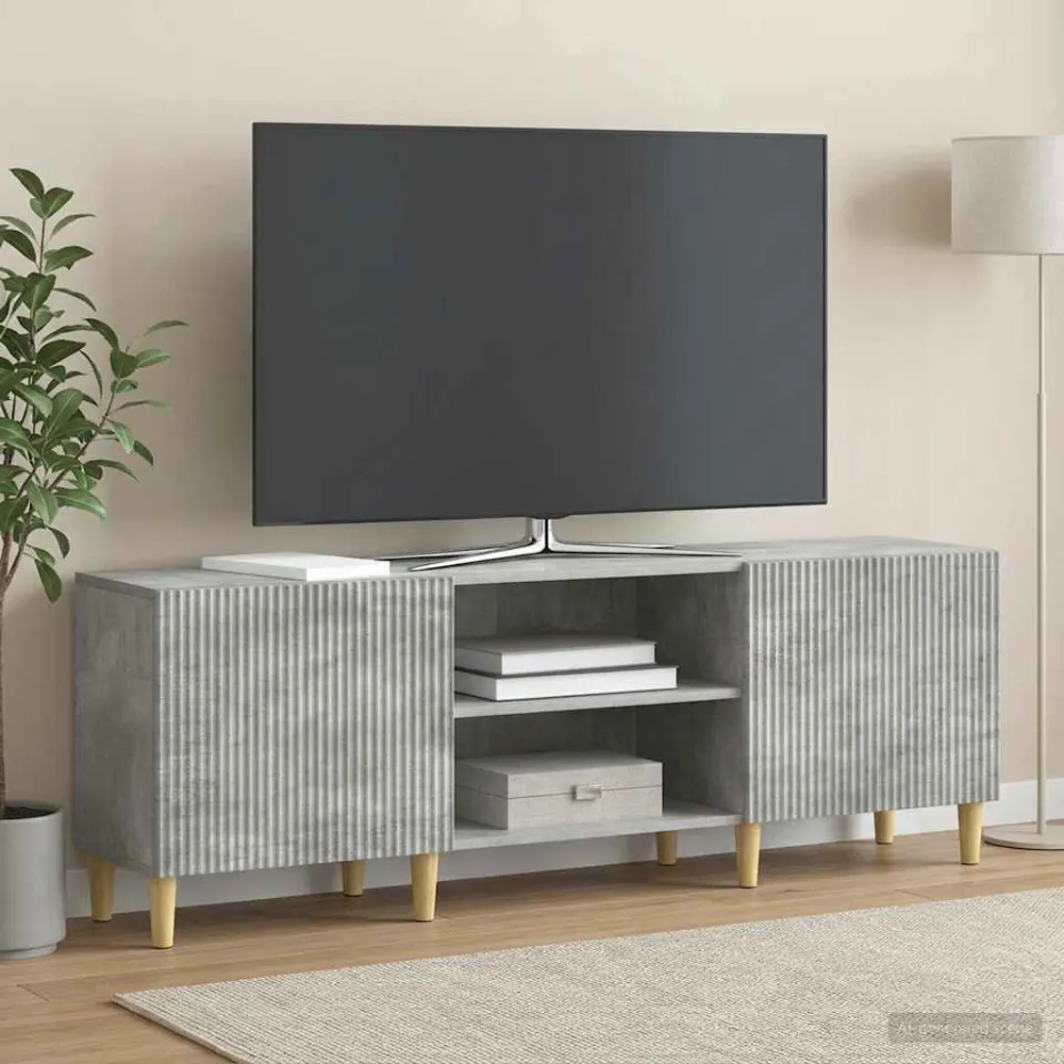 vidaXL TV-kast Betongrijs 150 x 31 x 50 cm Bewerkt hout grijs, foto 4
