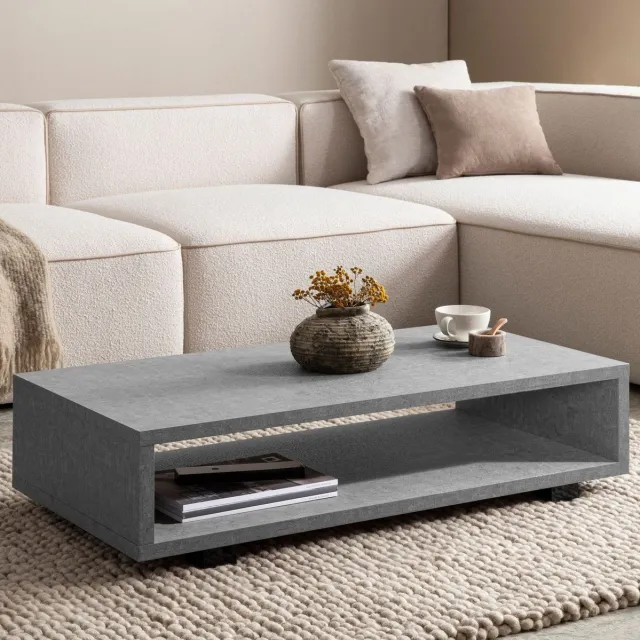 Sky Style Aven Beton Grijs Salontafel Rechthoek