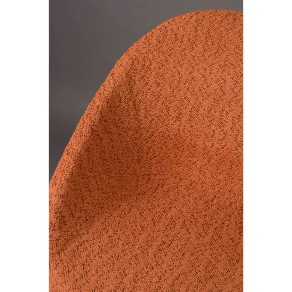 Dutchbone Fenna eetkamerstoel terracotta, foto 6