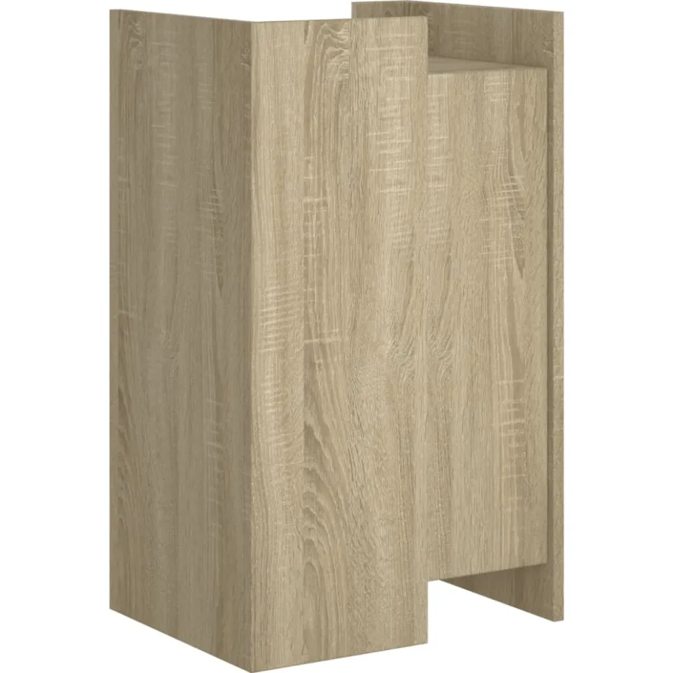 vidaXL Dressoir 45x35x75 cm bewerkt hout sonoma eikenkleurig, foto 3