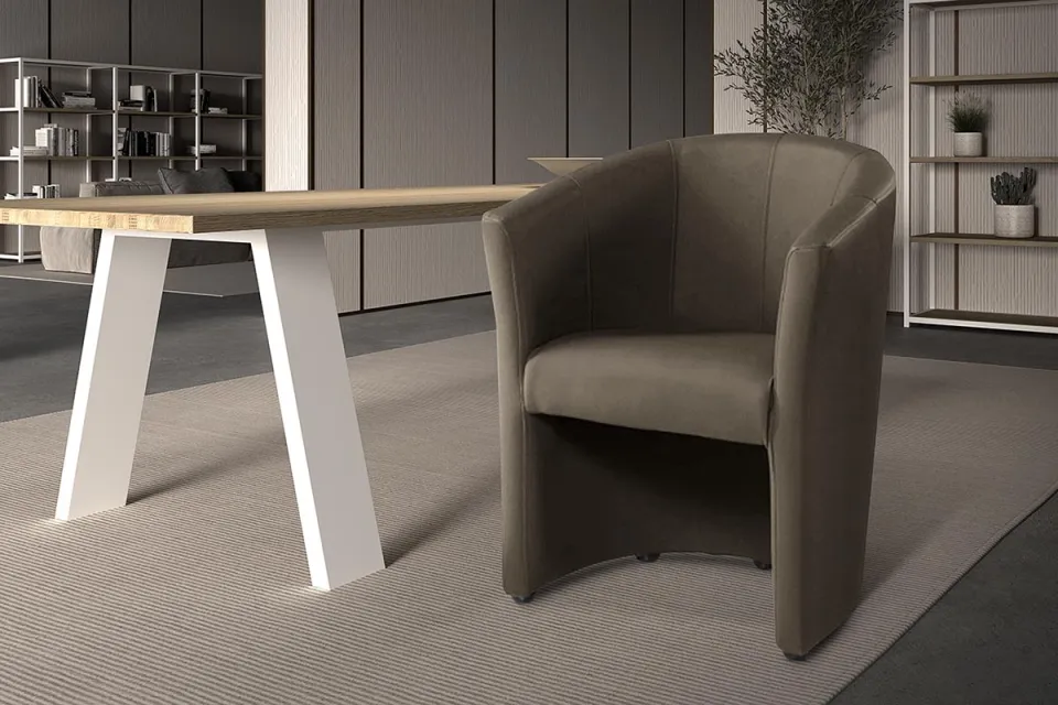 Fauteuil Steven taupe, foto 2