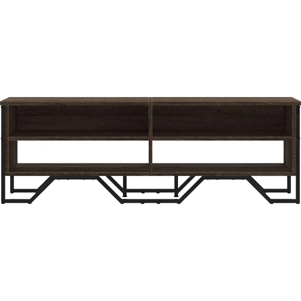 vidaXL Tv-meubel 122x34x41 cm bewerkt hout bruin eikenkleurig, foto 4