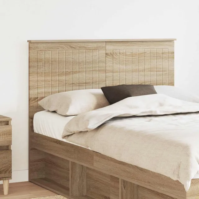 vidaXL Hoofdbord Sonoma Eiken Bewerkt hout Bruin