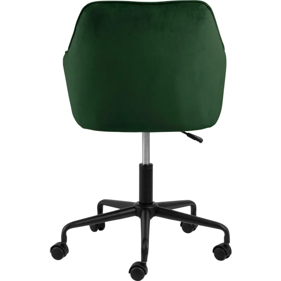 Bendt Loren velvet bureaustoel groen, foto 4