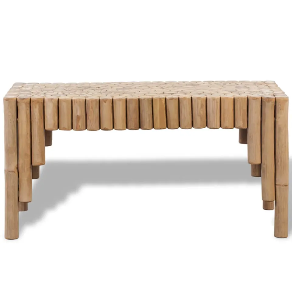 vidaXL Salontafel bamboe Bruin