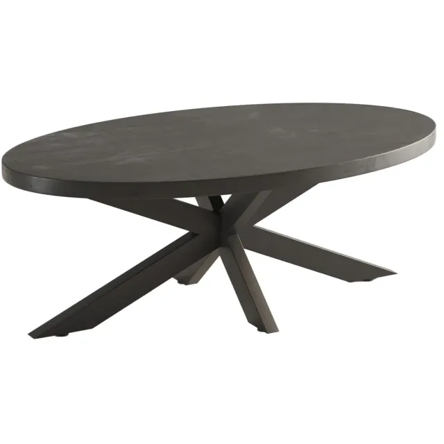 salontafel Otis ovaal zwart