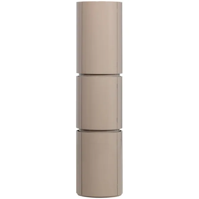 WOOOD Sera Ronde Kast 188xØ45 cm - Hout - Hoogglans Zand - 188x45x45 sand