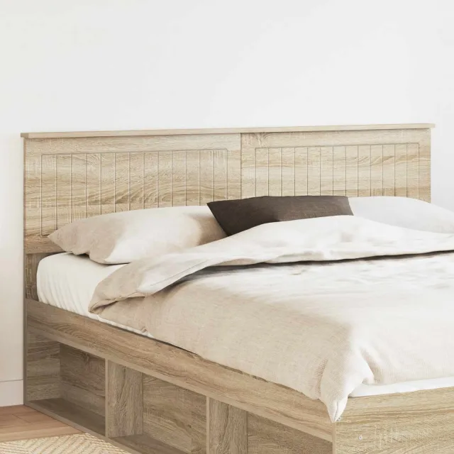 vidaXL Hoofdbord Sonoma Eiken Bewerkt hout Bruin