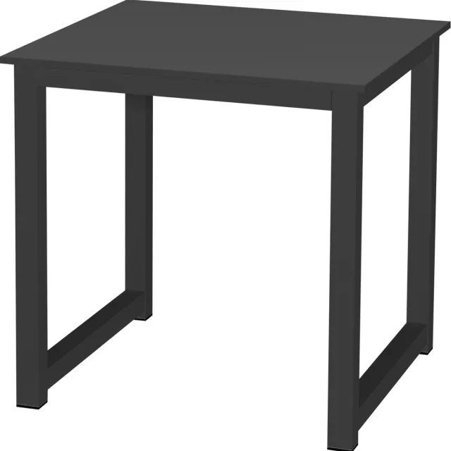 VDD Keukentafel - bureau tafel - 75 cm x 75 cm - zwart