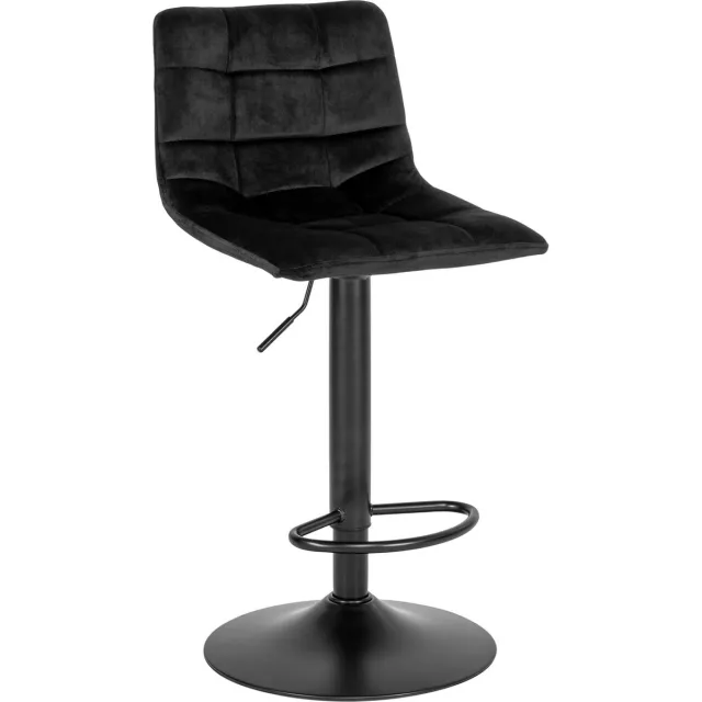 House Nordic Middelfart Barkruk Zwart (Set van 2)