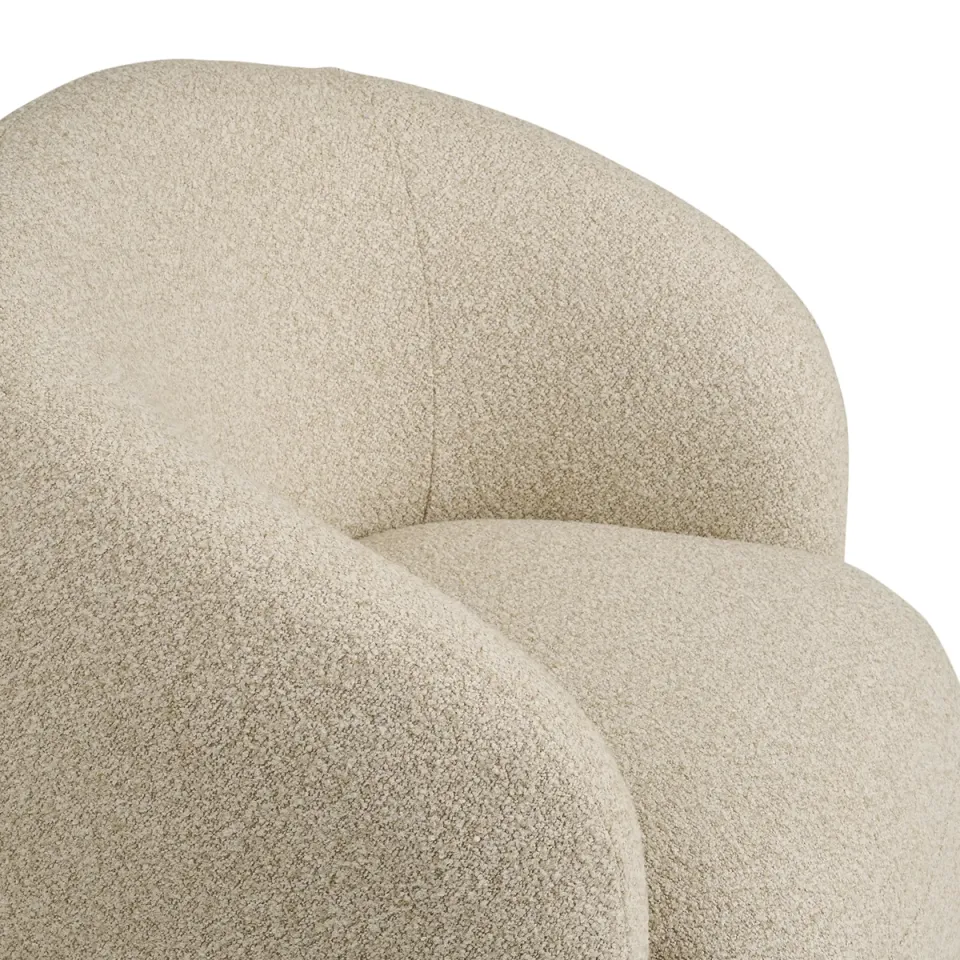 Artichok Haylie draaibare fauteuil zand, foto 3