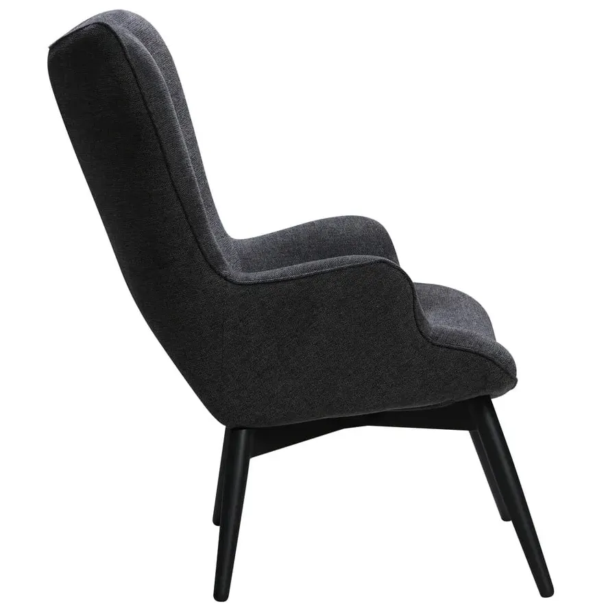fauteuil Lisanne donkergrijs grijs, foto 3