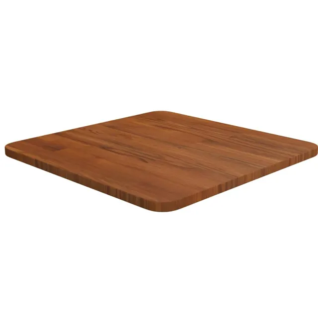 vidaXL Tafelblad vierkant 40x40x1,5cm behandeld eiken donkerbruin
