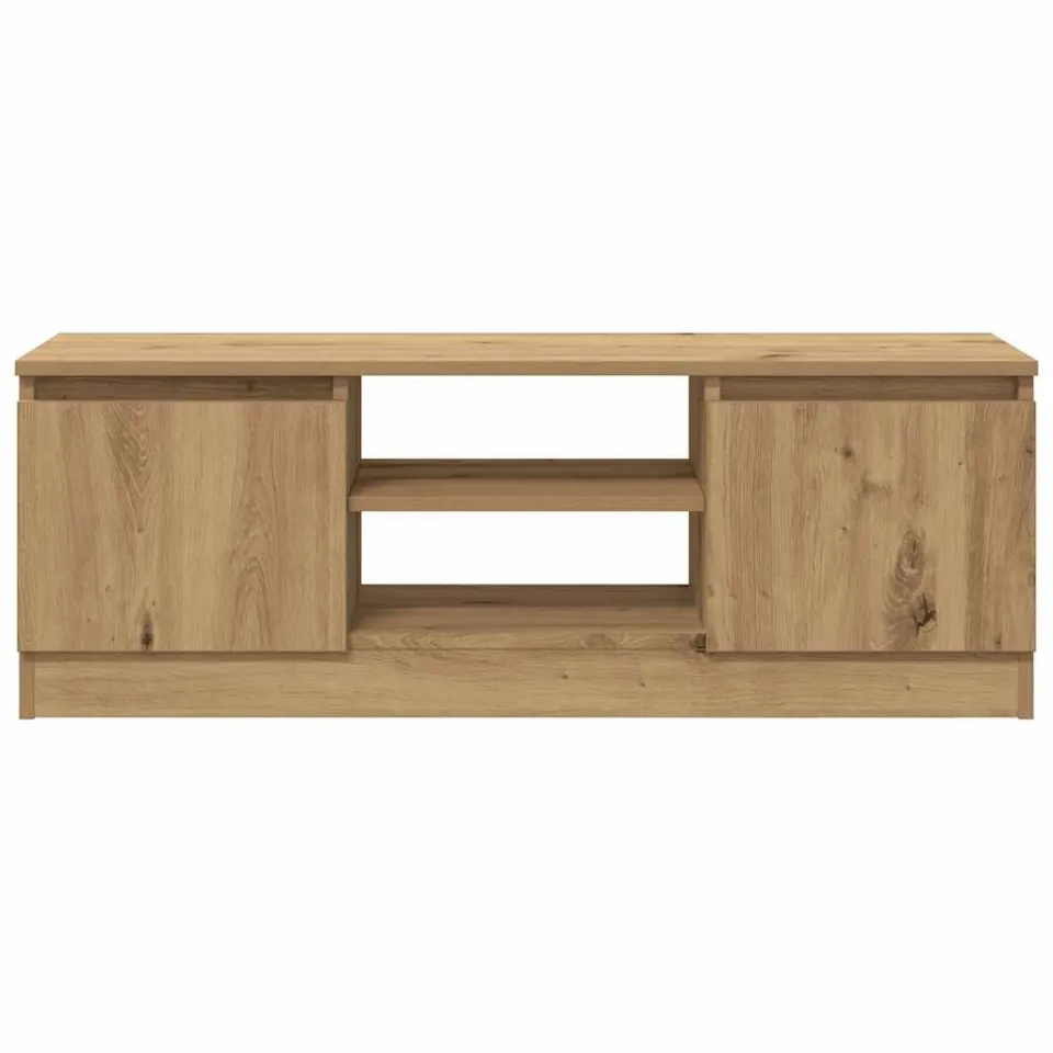 vidaXL Tv-meubel 102x30x36 cm bewerkt hout artisanaal eikenkleur, foto 4