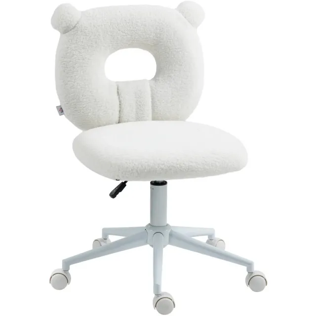 Zenzee Bureaustoel in hoogte verstelbaar - Bureaustoel - Stoel - Wit - 50 cm x 56 cm x 90 cm