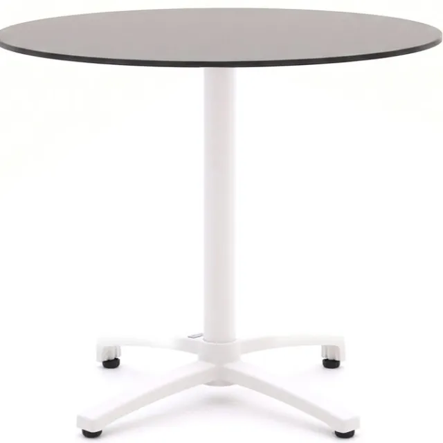 Bellagio tuinmeubelen Bellagio Canzo klaptafel ø80cm (h:73cm) wit