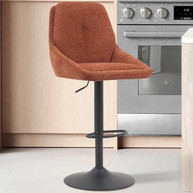 Barstoel Sabine Roest – Verstelbare Zithoogte 64-85 cm – Draaibaar – Rousseau