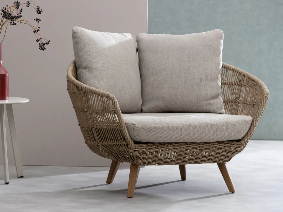 Intenso Furniture Intenso Stila lounge tuinstoel taupe, foto 3