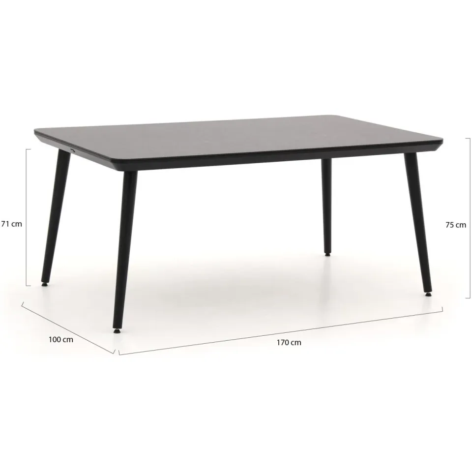 Hartman tuinmeubelen Hartman Le Soleil Element/Sophie dining tuinset 5-delig Taupe