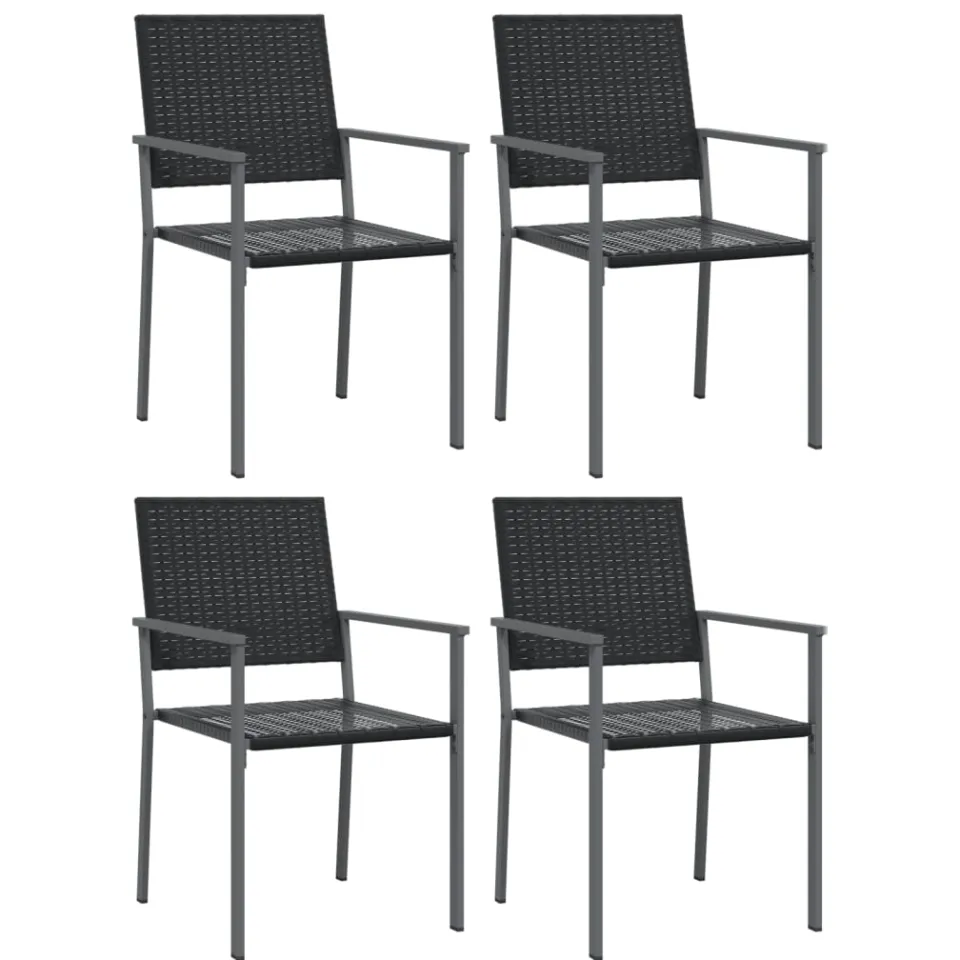 vidaXL 5-delige Tuinset poly rattan en staal, foto 3