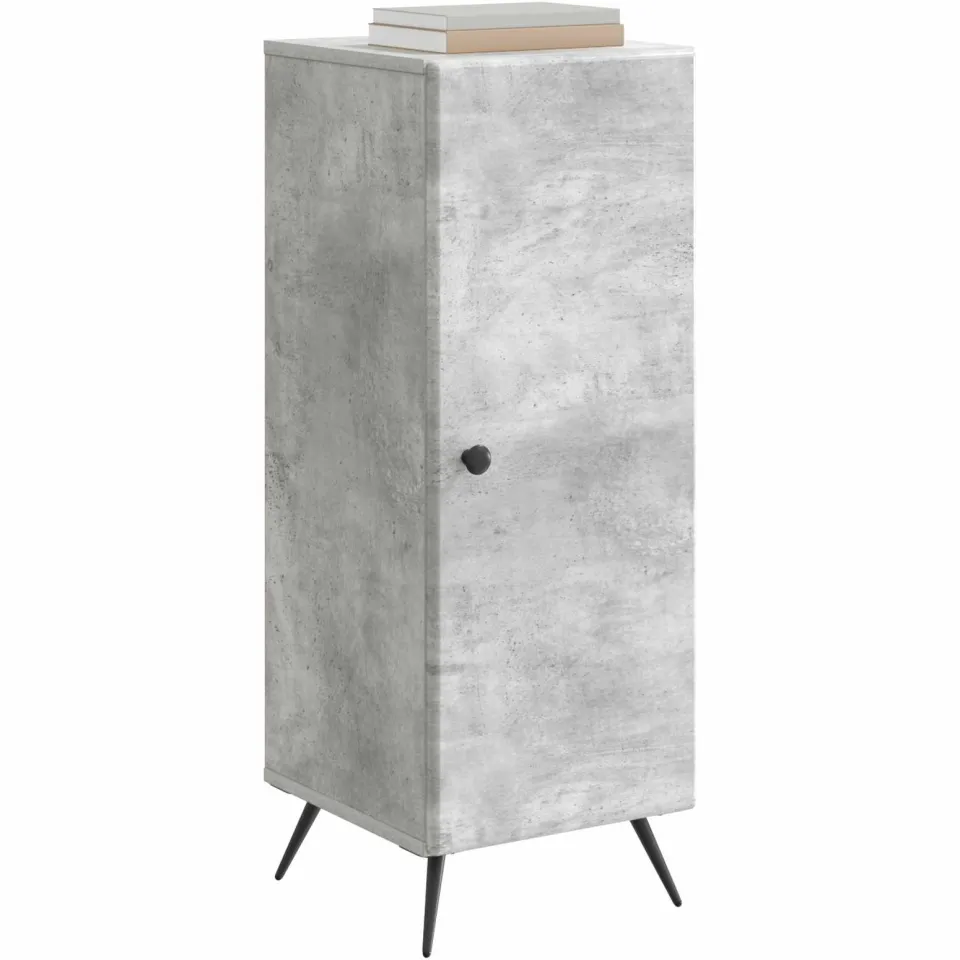 vidaXL Dressoir Betongrijs 33 x 34,5 x 90 cm Bewerkt hout