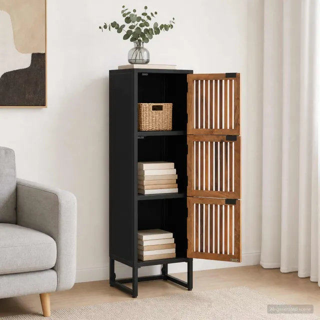 vidaXL Hoge kast 35 x 30 x 120 cm Bruin