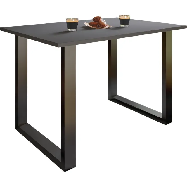 Vcm kleine tafel en stoelen, tafelstoel, eettafel en stoelen, kleine eettafel en stoelen, tafels en stoelen, compacte tafel en stoelen, kleine keukentafel en stoelen, tafel- en stoelset, keukentafels en stoelen, eettafels en stoelen Schwarz / Anthrazit