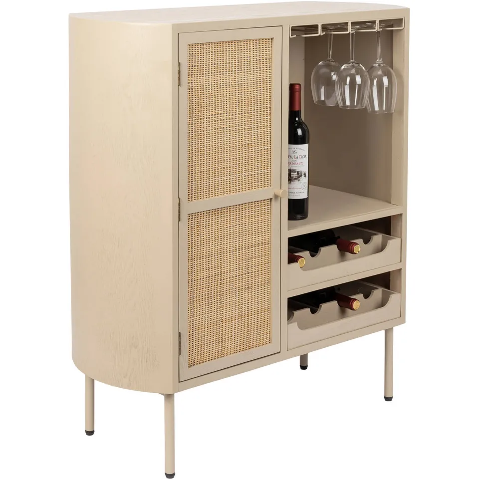 Housecraft Living Amaya wijnkast beige, foto 3