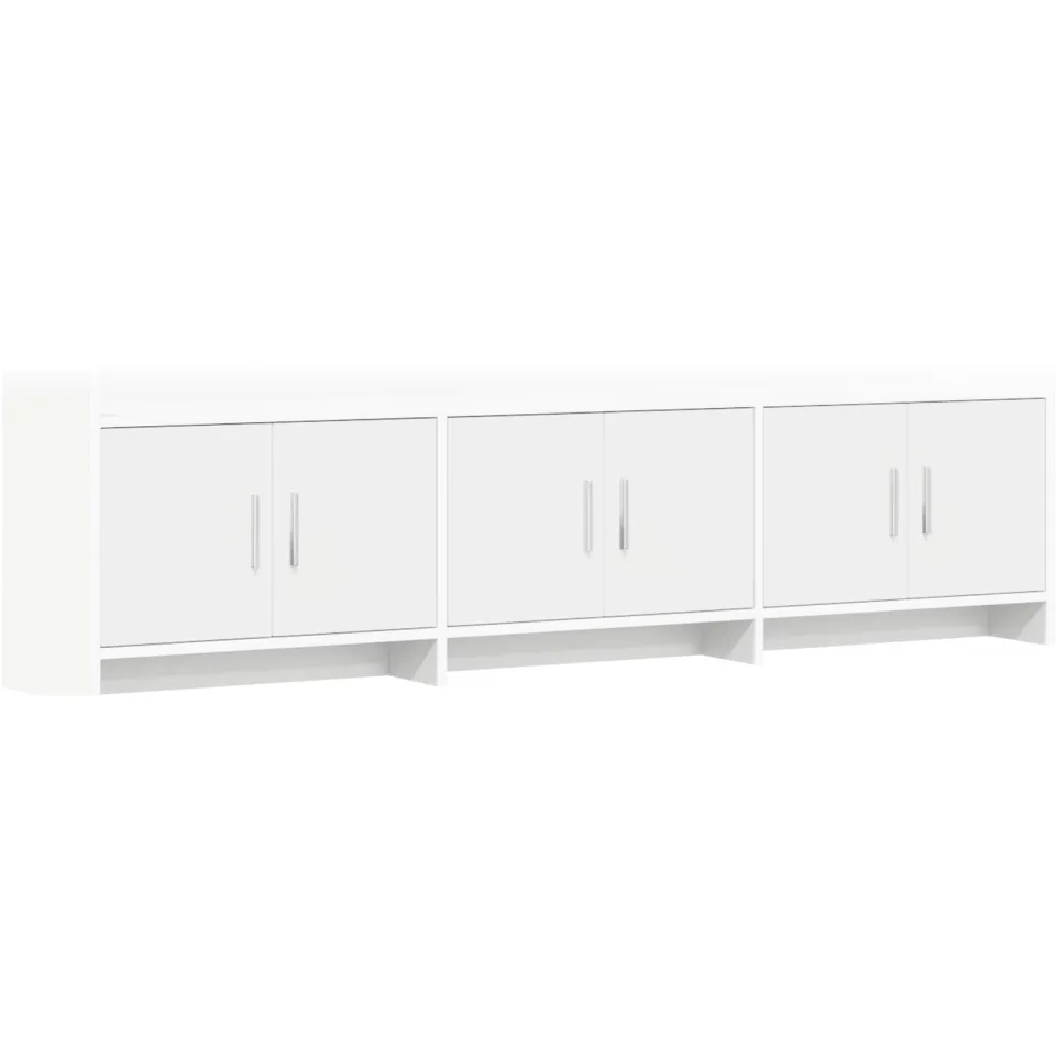 vidaXL TV-kast 168 x 33 x 47 cm Wit Bewerkt hout