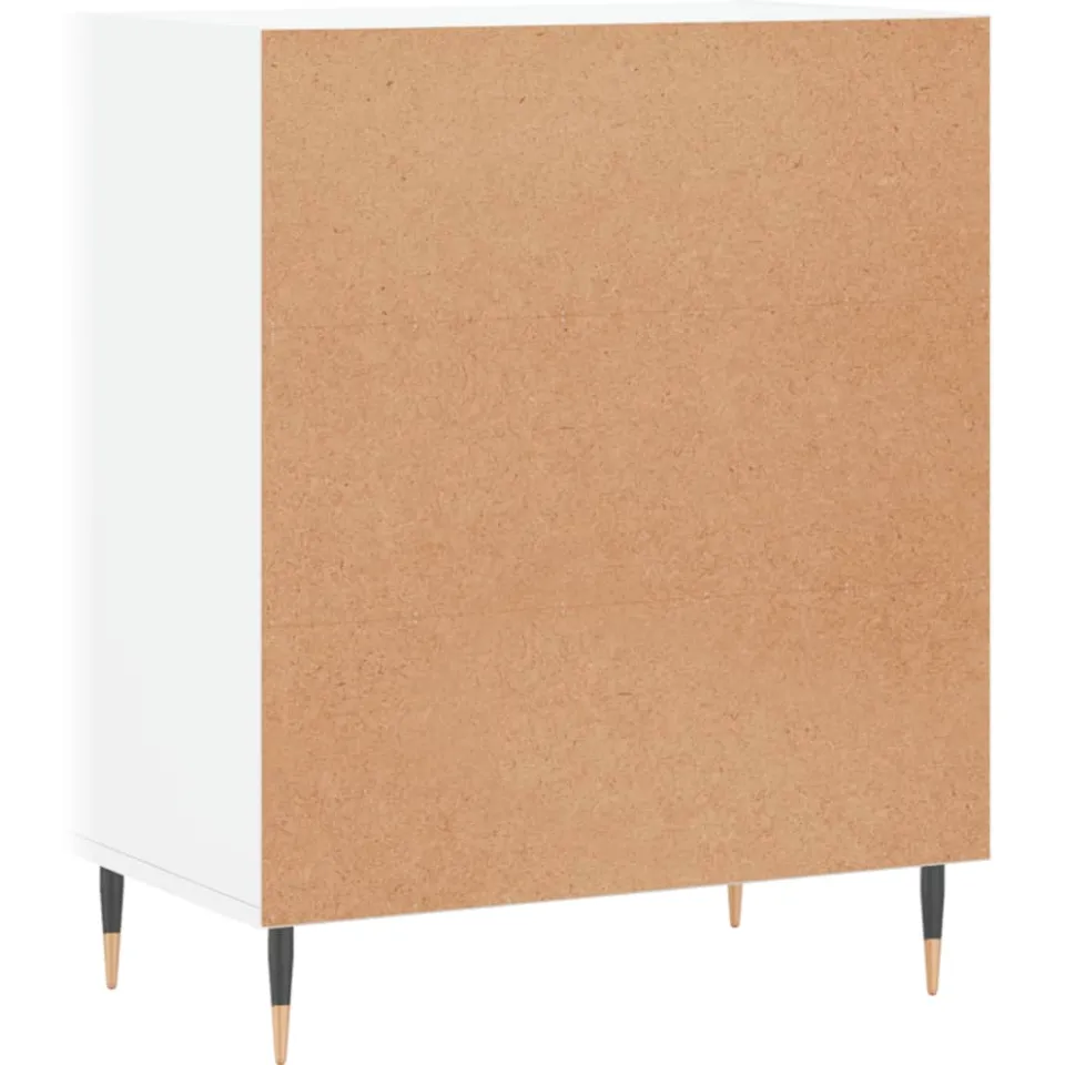 vidaXL Dressoir 57x35x70 cm bewerkt hout wit, foto 4