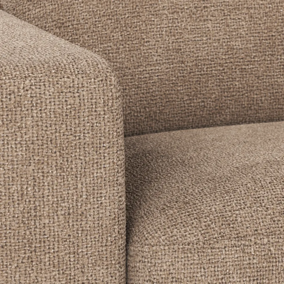Rowico Home Duncan modulair hoekelement taupe - 103 x 103 cm, foto 4