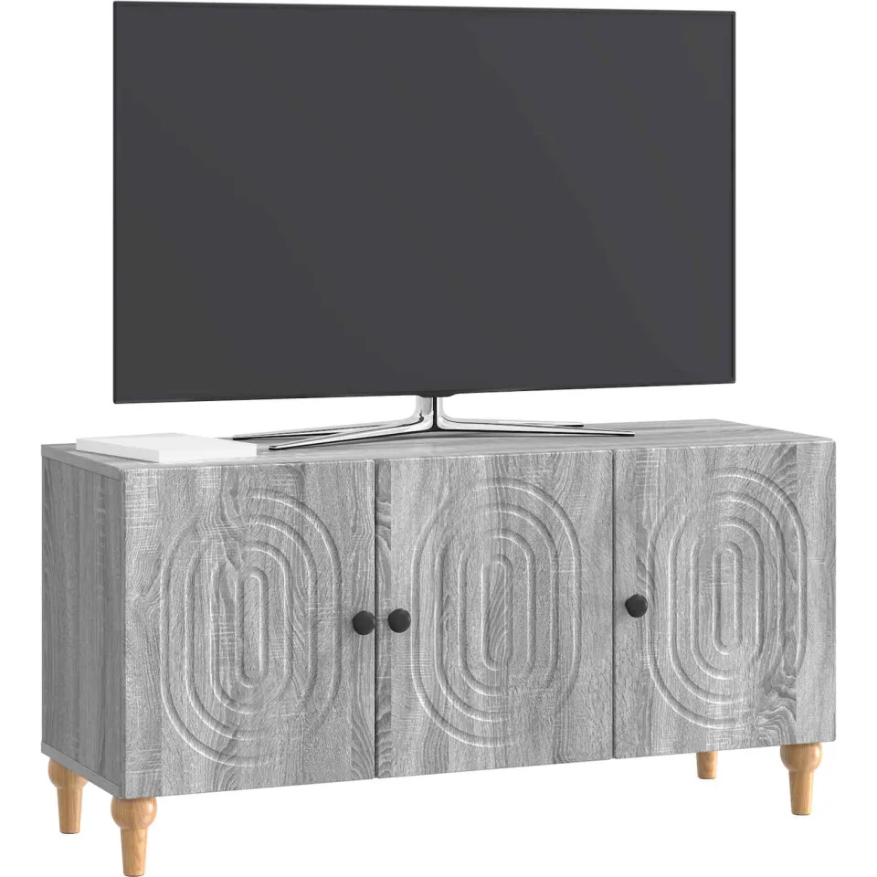 vidaXL TV-kast 99 x 34,5 x 50 cm Grijs sonoma Bewerkt hout