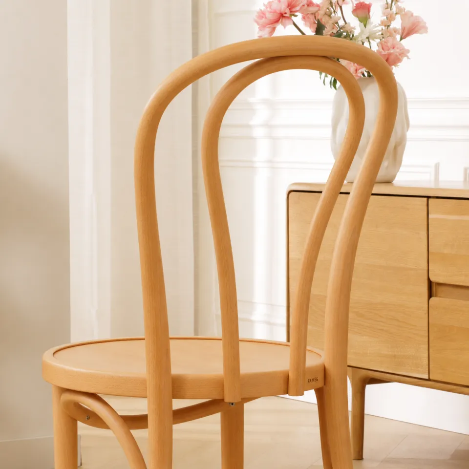 Fameg Vienna Thonet No. 18 houten barkruk naturel - 65 cm, foto 4