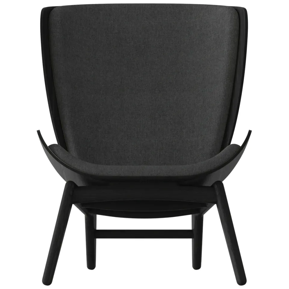 Umage The Reader zwart houten fauteuil shadow Grijs