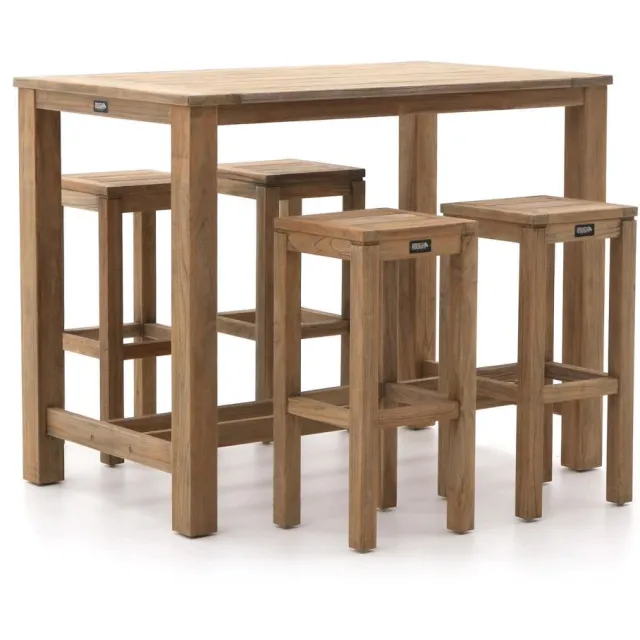 ROUGH Furniture ROUGH-X 135cm barset 5-delig Bruin